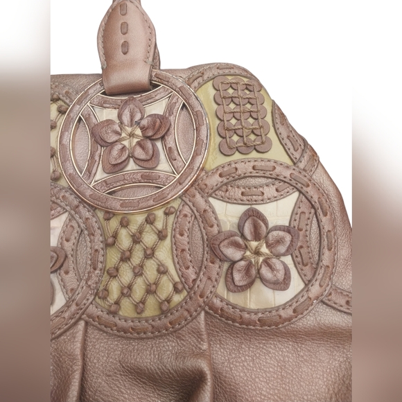 Brighton NALA Leather Metallic Bronze Masterpiece Collection Handbag RETIRED - Picture 4 of 16